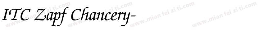 ITC Zapf Chancery字体转换